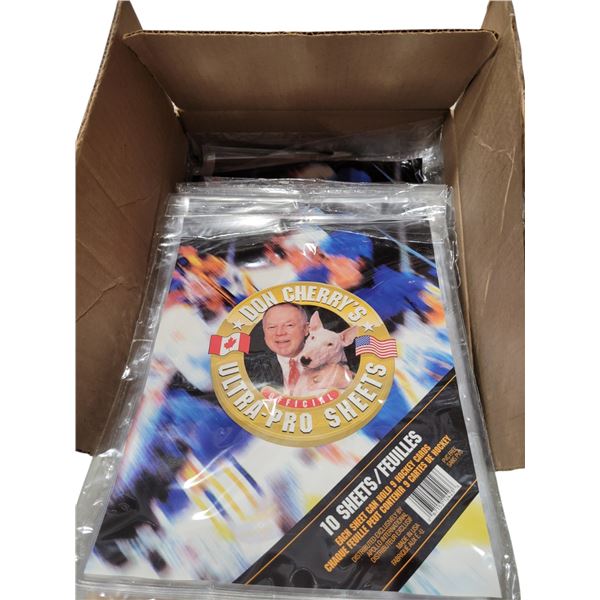 Don Cherry Hockey Card Storage Sheets