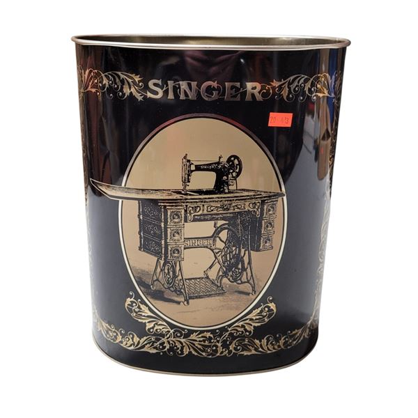 Singer Sewing Machine Tin