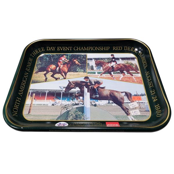 Coca-Cola 1980 Alberta Equestrian Championship Serving Tray