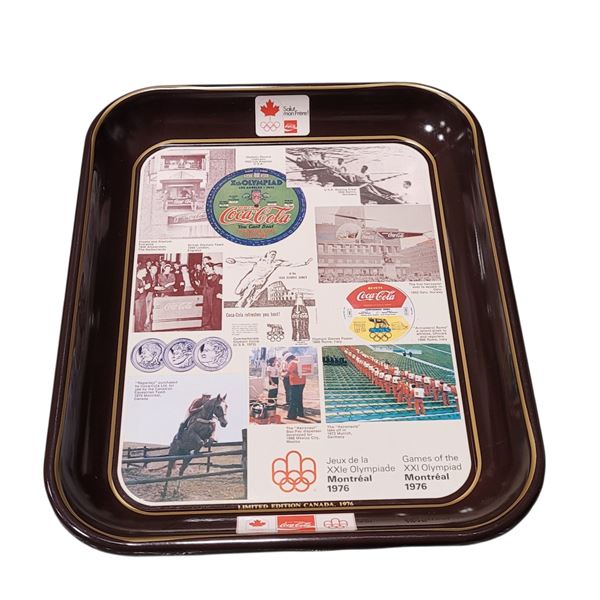 Coca-Cola 1976 Montreal Olympics Serving Tray