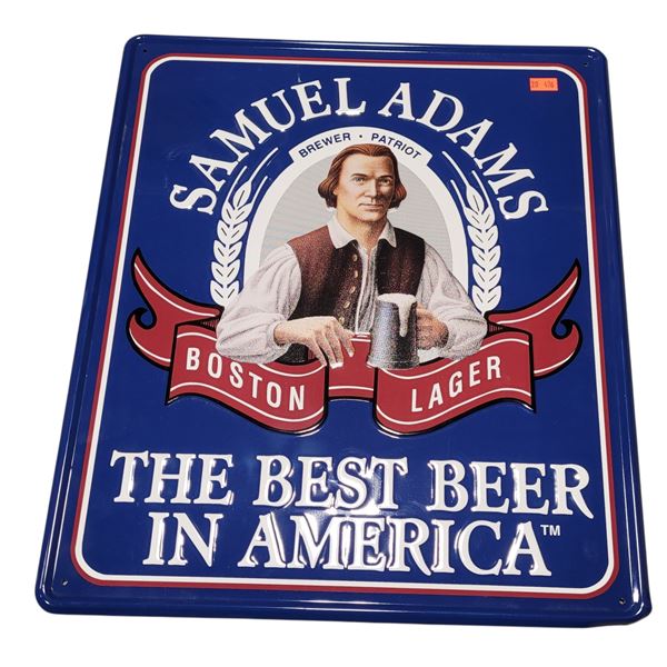 Samuel Adams Best Beer in America Advertising Sign