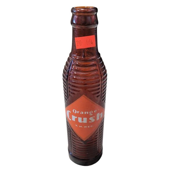 VTG Glass Orange Crush Bottle
