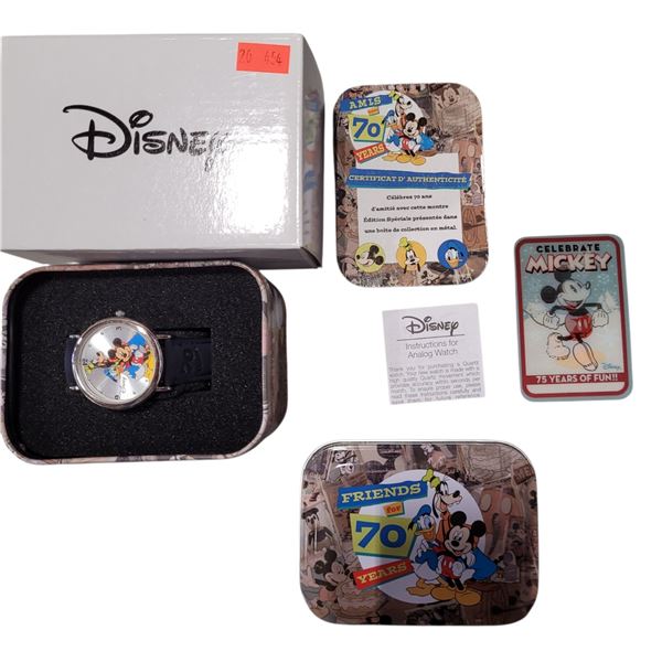 Disney Friends for 70 Years Watch w/ COA