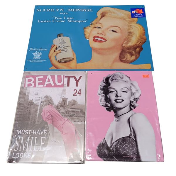 3 Marilyn Monroe Signs