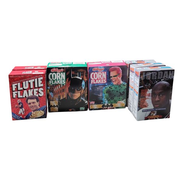 Lot of VTG Sports & Batman Cereal Boxes