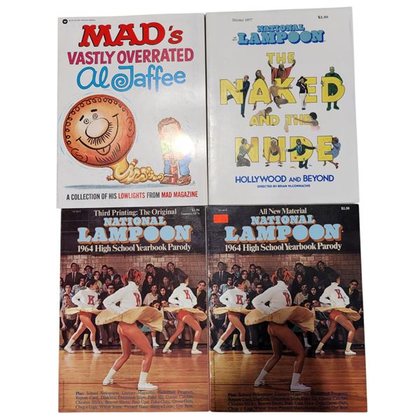 MAD Magazine & 3 National Lampoon Magazines