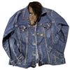 Image 1 : Denim Jacket w/ Faux Fur Collar