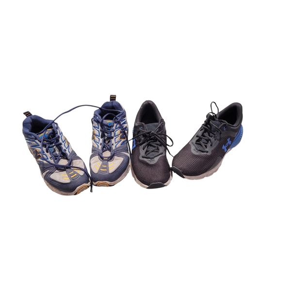 2 Pairs of Sneakers (New Balance & Under Armour)
