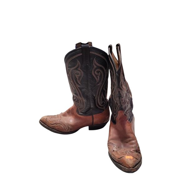 Pair of Leather Cowboy Boots