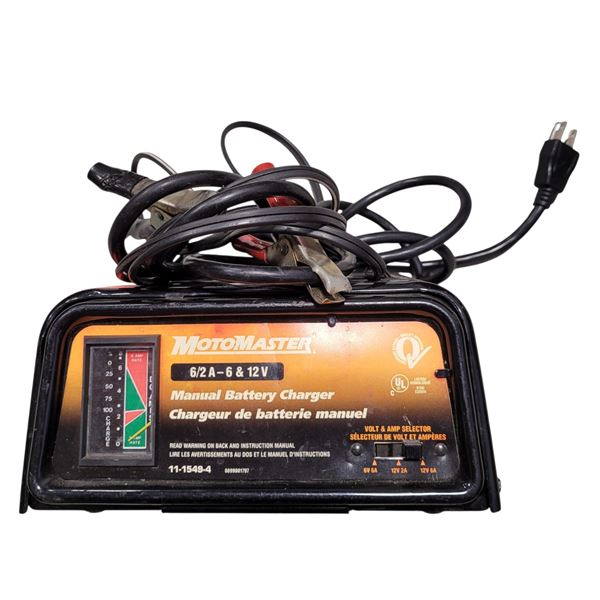 Motomaster Manual Battery Charger