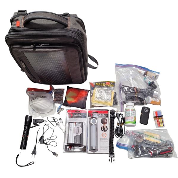 Variety Lot w/ Alarm/Chime, Dust Masks, Flashlight, Carrying Case, & More