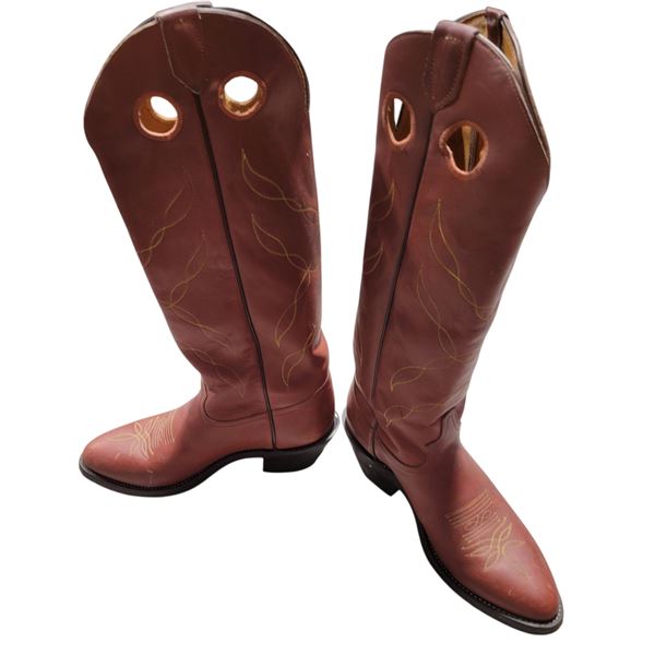 Pair of Leather Cowboy Boots