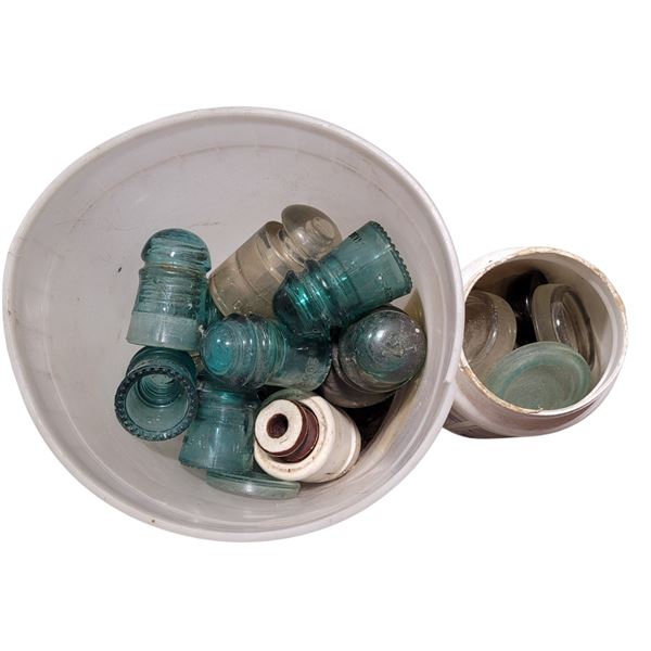 Lot of Glass Insulators