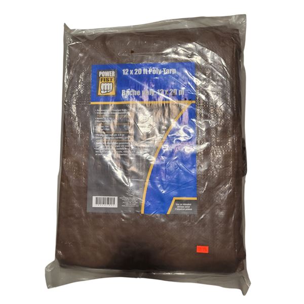 Power Fist 12 x 20 Ft. Poly Tarp