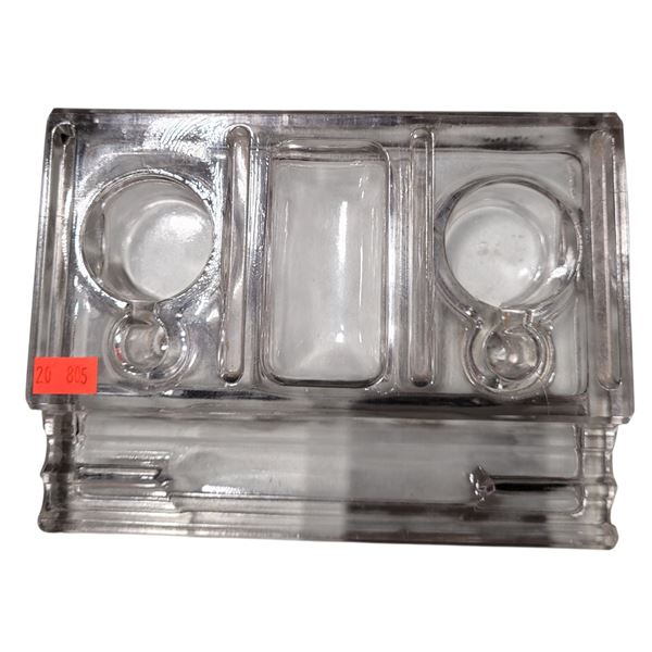 Vintage Glass Inkwell