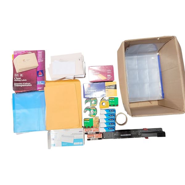 Office Supplies: Tape, Envelopes, Labels, & More