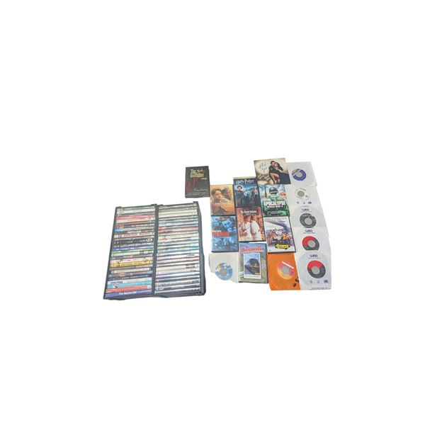 Assorted DVDs & Records