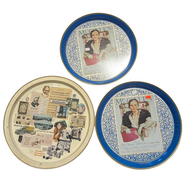 3 Vintage Collectors Plates