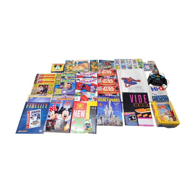 Assorted Comic Books, Magazines, Controller, & More
