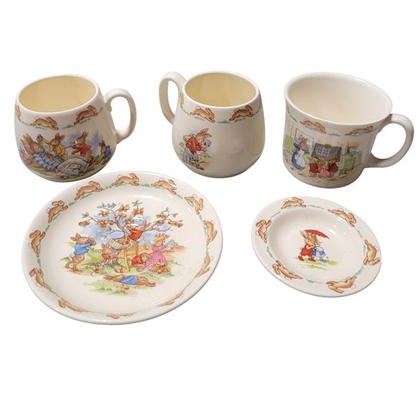Royal Doulton Bunnykins Chinaware: Mugs & Plates