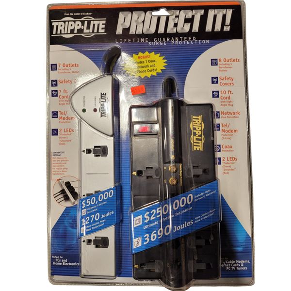 New Tripp-Lite Surge Protected Power Bars