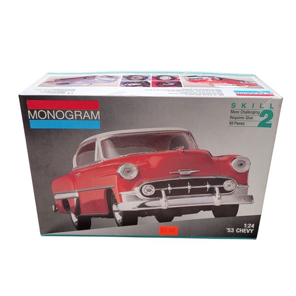 Unbuilt Monogram 1:24 Scale '53 Chevy Model Car