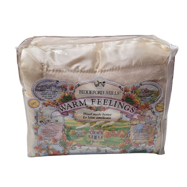 Biddeford Mills Warm Feelings Wool Blanket