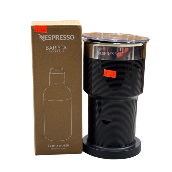 2 Nespresso Items: Milk Frother & Barista Shaker