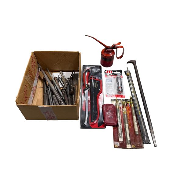 Punches, Fillet Knife, JB Weld, Pencil Torches, & More
