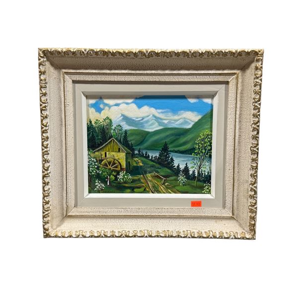 Original Artist Signed Oil On Canvas Painting