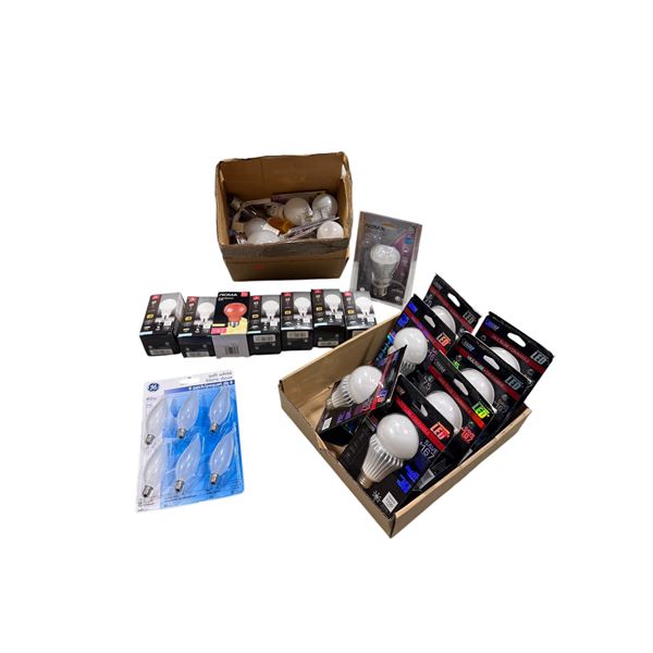 Assorted Light Bulbs (Mostly New)