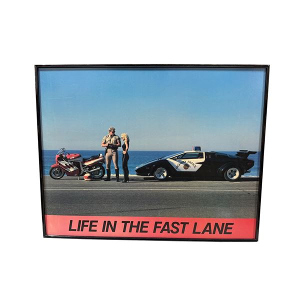 Vintage Life In The Fast Lane Print
