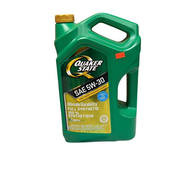 New Quaker State Full Synthetic Oil 5W30 Jug