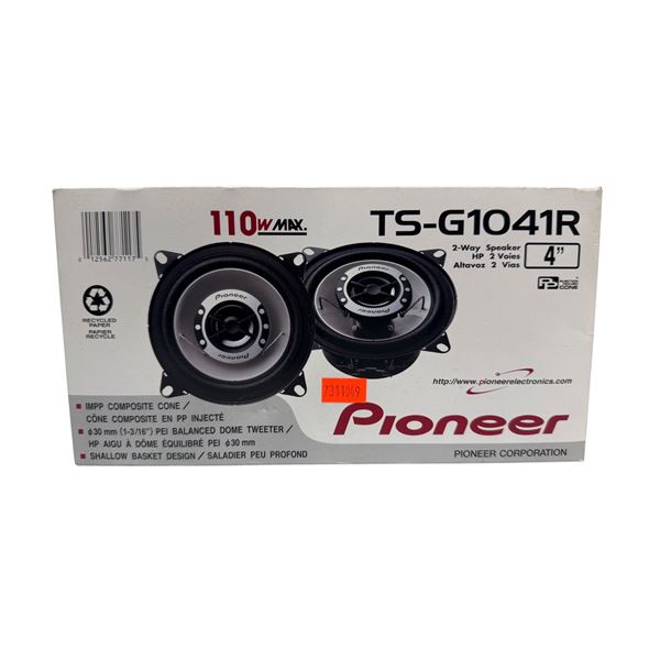 New Pioneer TS-G1041R 4" 2-Way Speakers