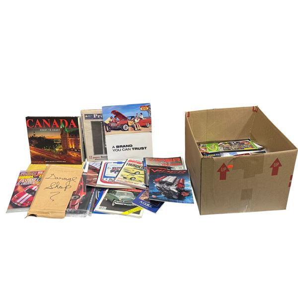 Assorted Car Magazines & Canada Book