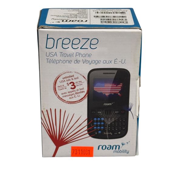 Breeze Roam Mobility USA Travel Phone