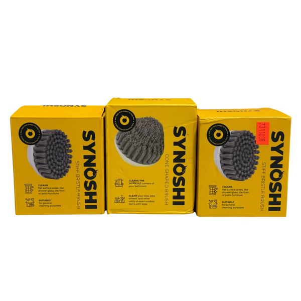 3 Synoshi Brushes