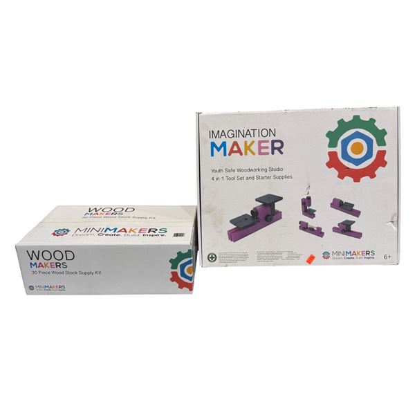 2 New Mini Makers Toys: Studio & Stock Supply Kit