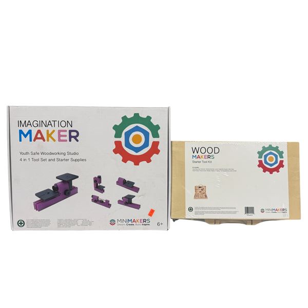 2 New Mini Makers Toys: Studio & Starter Tool Kit