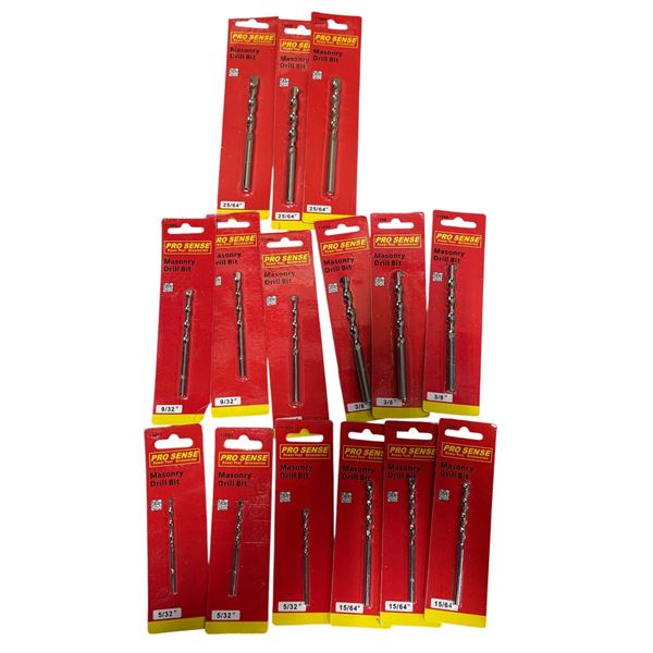 New Old Stock Pro Sense Assorted Size Drill Bits