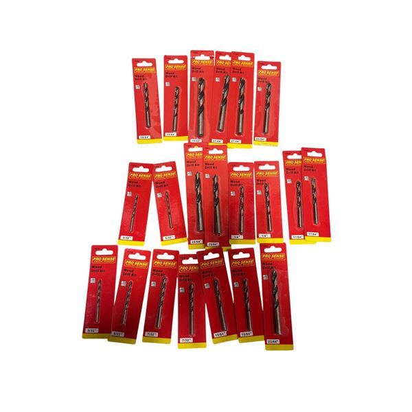 New Old Stock Pro Sense Assorted Size Drill Bits