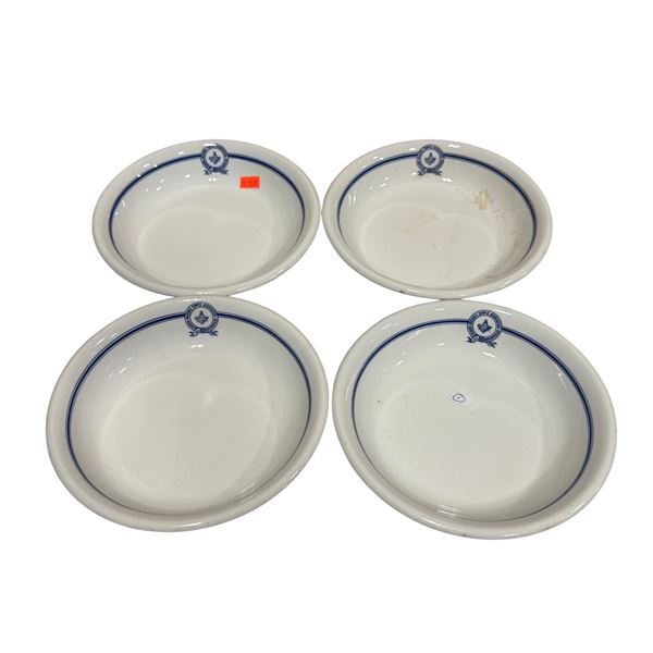 4 Vintage North Vancouver Masonic Bowls