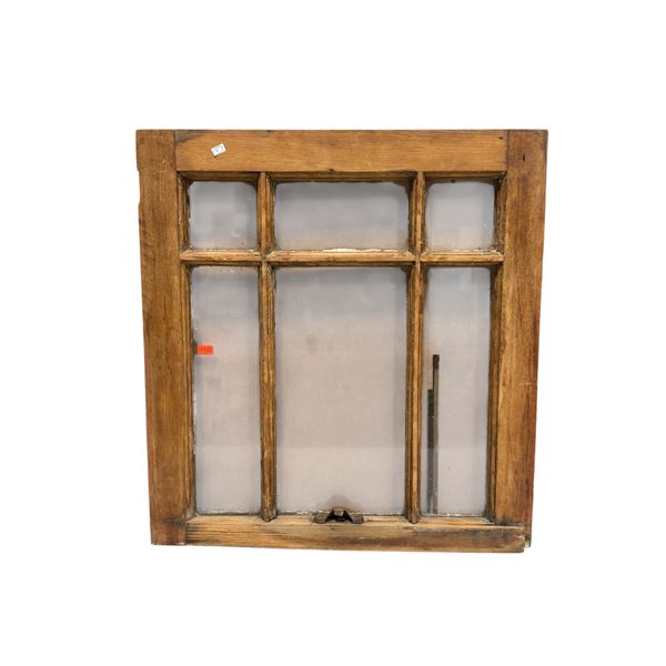 Vintage Window Panel (Cracked On Bottom)