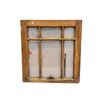 Image 1 : Vintage Window Panel (Cracked On Bottom)