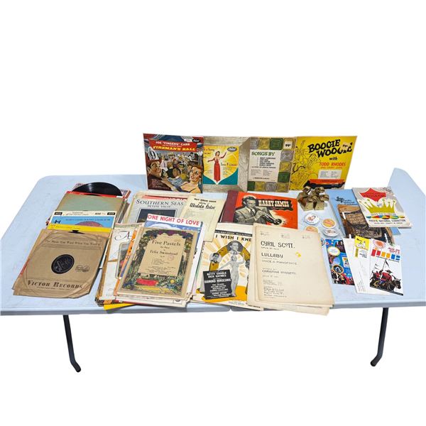 Vintage PNE Ephemera, Vinyl Records, Brass Castor Wheels, & More