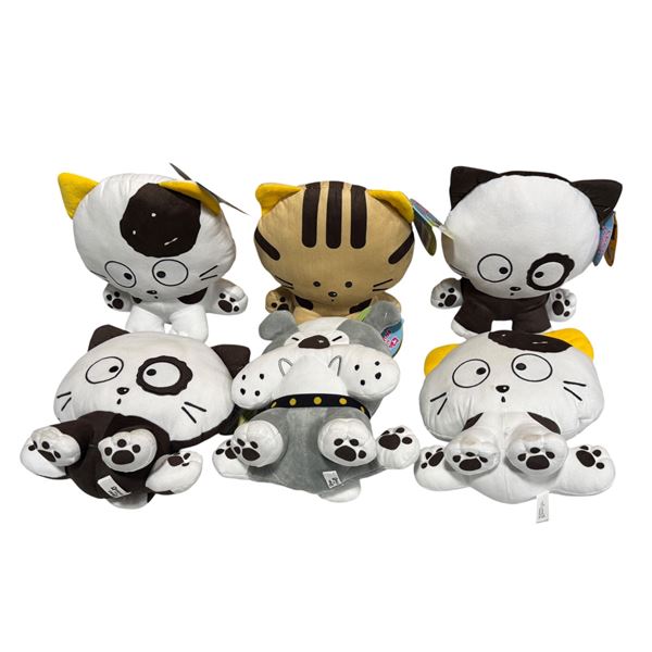 6 New Tama & Friends Plush Dolls