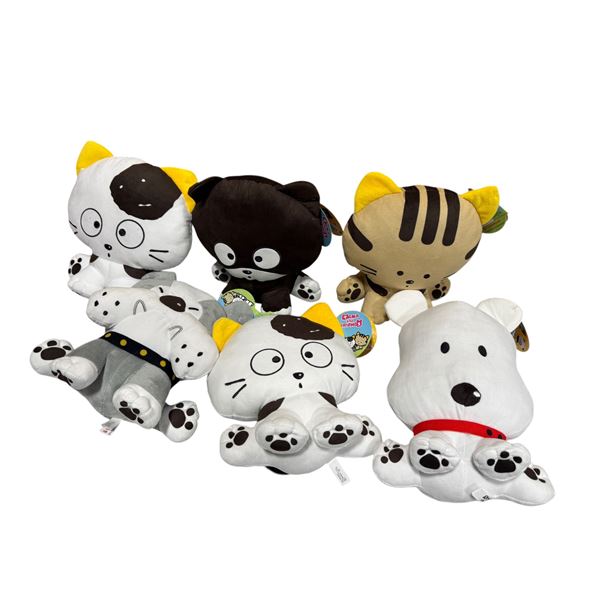 6 New Tama & Friends Plush Dolls