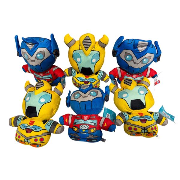 6 New Transformers Plush Dolls