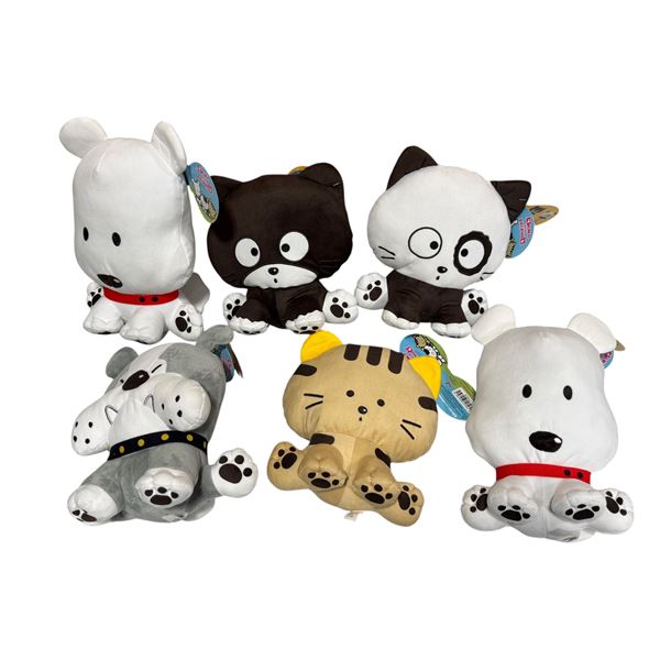6 New Tama & Friends Plush Dolls