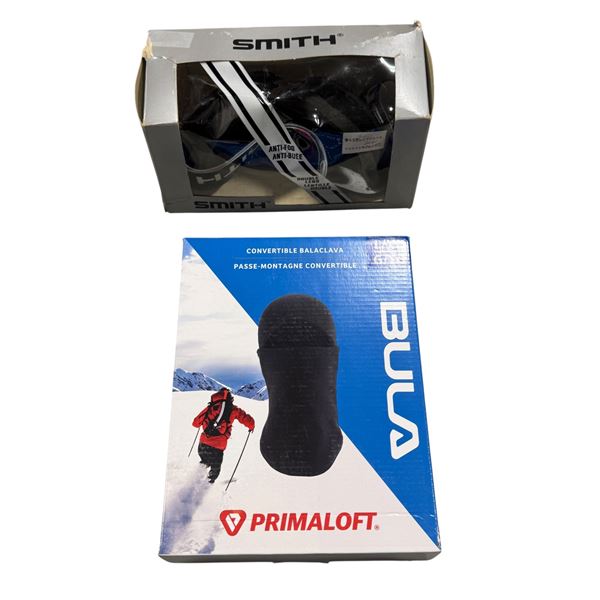 Primaloft L/Xl Balaclava & Smith Goggles